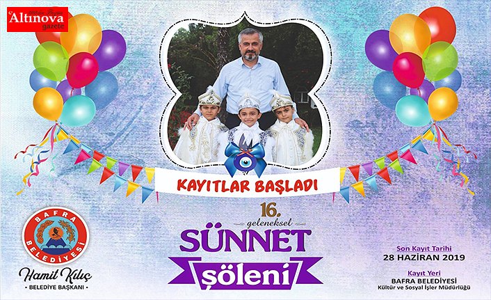 16. SÜNNET ŞÖLENİ BAŞVURULARI BAŞLADI