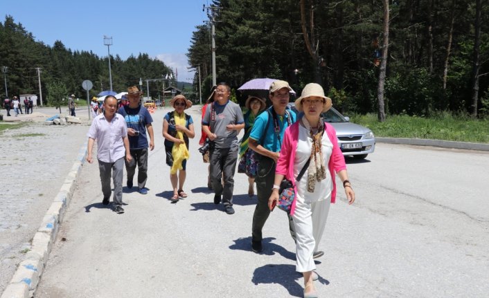 Abant'ta hafta sonu  yoğunluğu