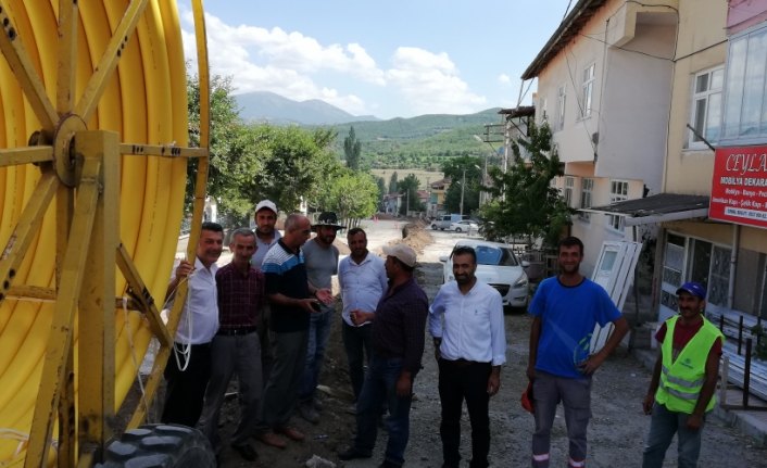 Almus'ta doğal gaz çalışmaları başladı