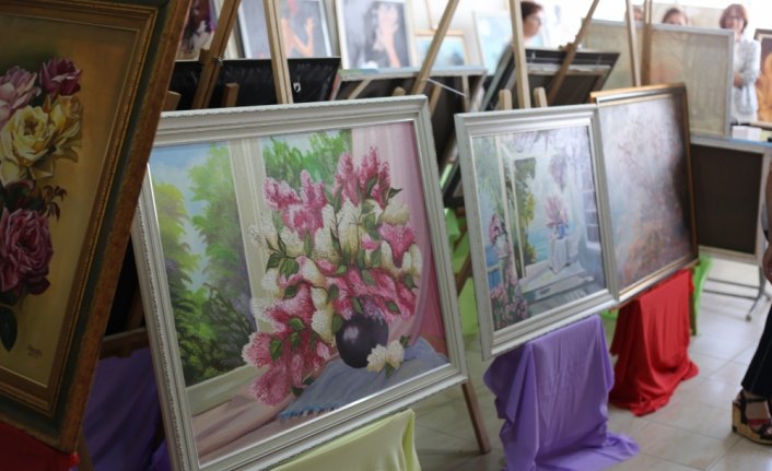 Bafra Halk Eğitim Merkezinden yıl sonu sergisi