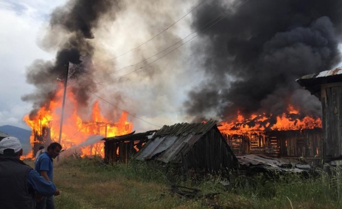 Bolu'da ev yangını