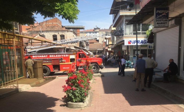 Boyabat'ta yangın