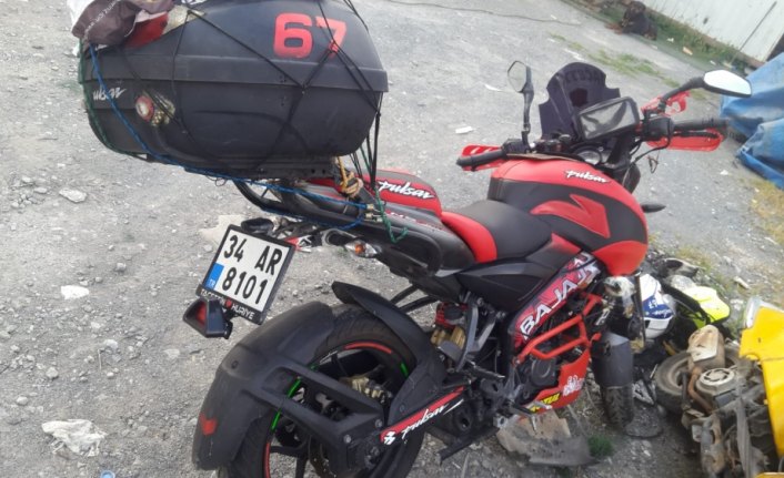Düzce'de motosiklet kazası: 2 yaralı
