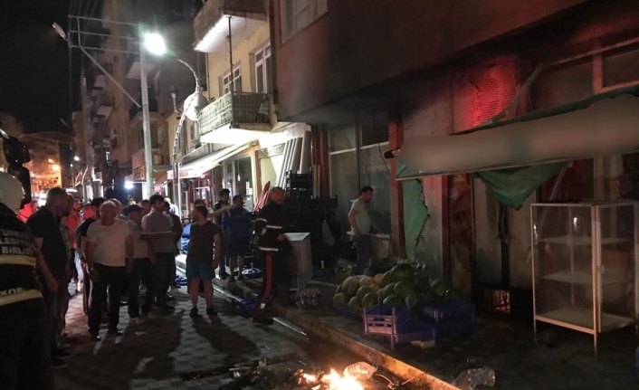 Giresun'da iş yeri yangını