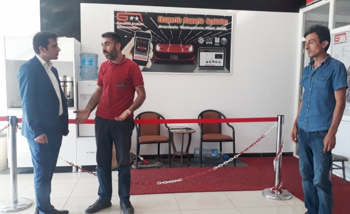 Kaymakam Altuntaş'tan  sanayi esnafına ziyaret