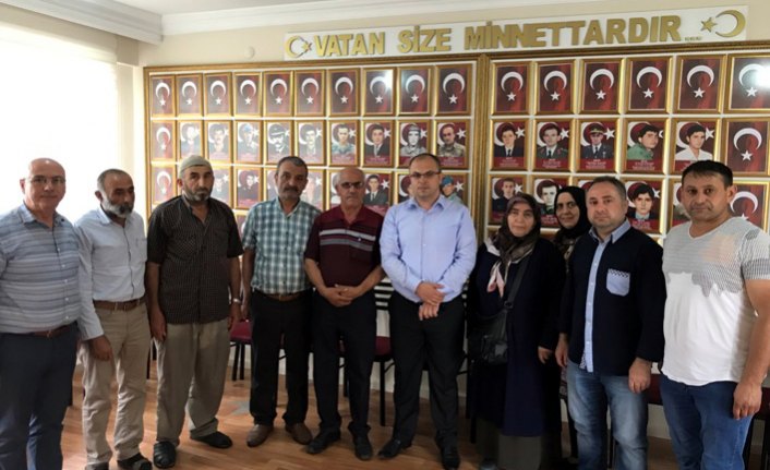 Kaymakam Üçer'den Şehit Aileleri Dayanışma Derneğine ziyaret