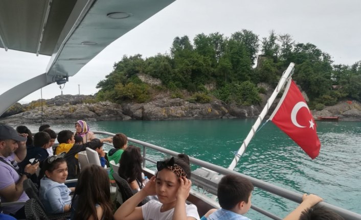 Öğrenciler Giresun Adasını ilk kez gördü