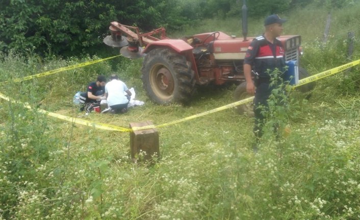 Ot biçme makinesine vücudunu kaptıran kişi öldü