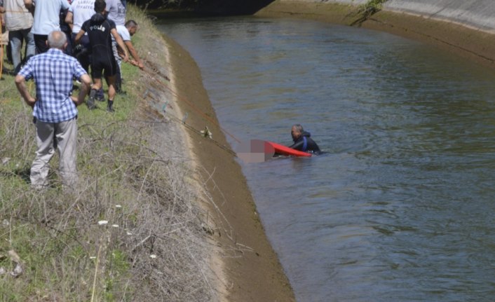 Samsun'da sulama kanalına düşen kişi boğuldu