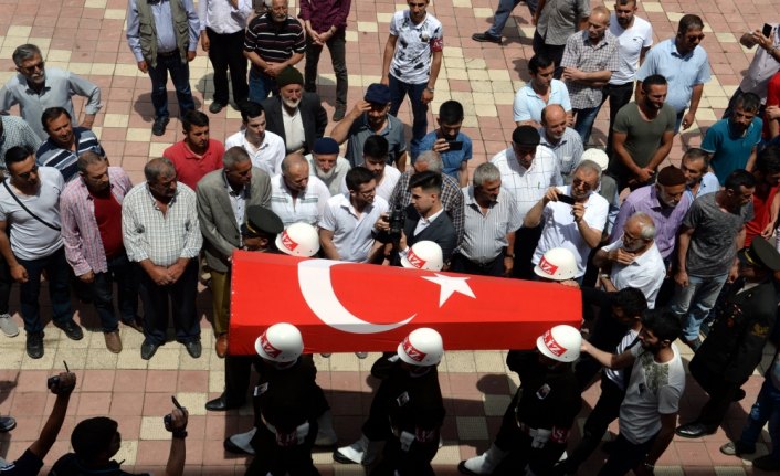 Şehit Onbaşı Alıcı, son yolculuğuna uğurlandı