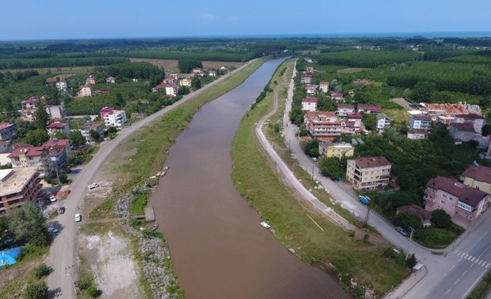 Terme'de yürüyüş yolu çalışmaları başladı