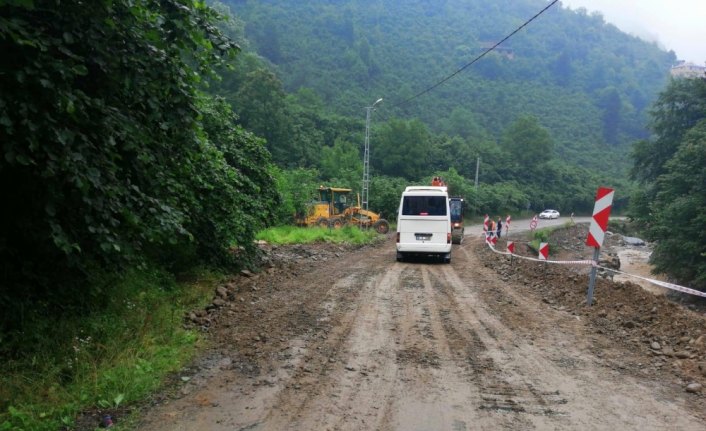 Trabzon'daki sağanak