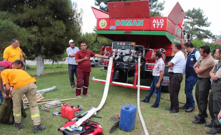 Vezirköprü Orman İşletme Müdürlüğü yangın sezonuna hazır