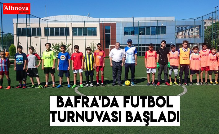 Bafra'da futbol turnuvası başladı 
