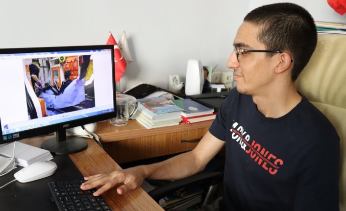 Fuel-oil dolu kuyuya giren kedisini kurtaran genç yaşadıklarını anlattı