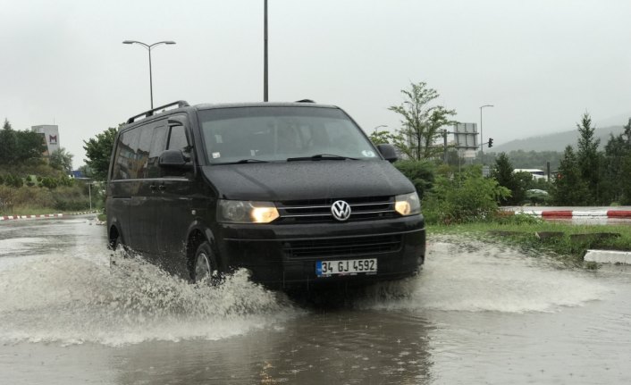 Karabük'te sağanak