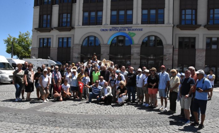 Karavan meraklıları Ordu'yu gezdi