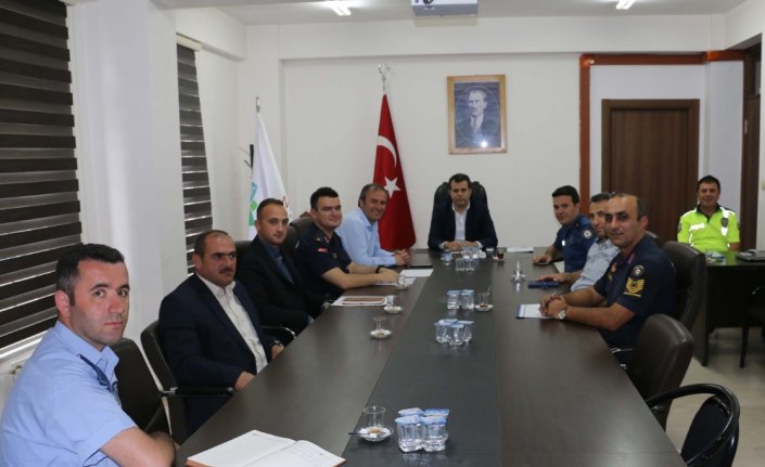 Mudurnu'da trafik komisyon toplantısı yapıldı