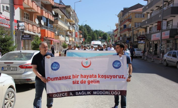 Sağlık için yürüdüler