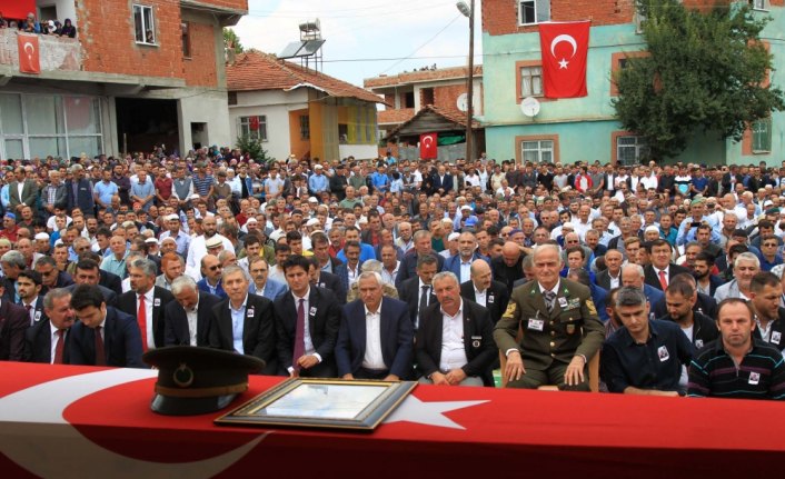 Şehit Binbaşı Zafer Akkuş son yolculuğuna uğurlandı