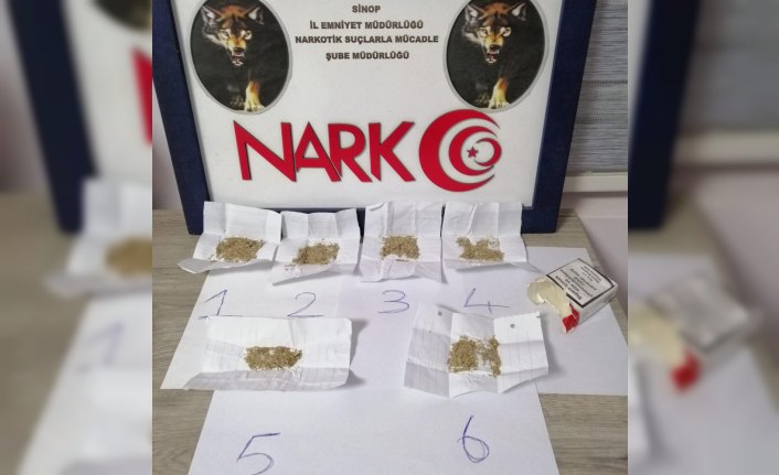 Sinop'ta uyuşturucu operasyonu: 2 tutuklama