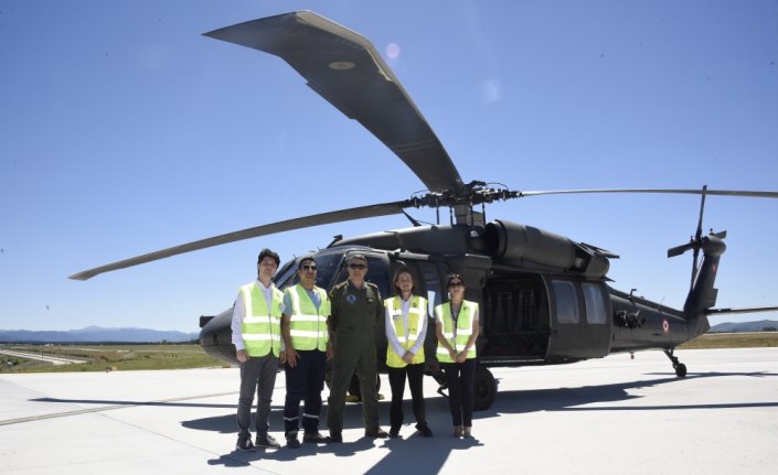 Skorsky ile trafik denetimi
