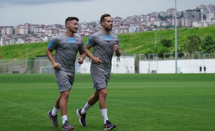 Trabzonspor'da 7 futbolcuya özel antrenman