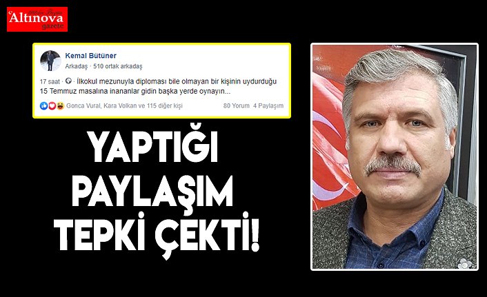 YAPTIĞI PAYLAŞIM TEPKİ ÇEKTİ!