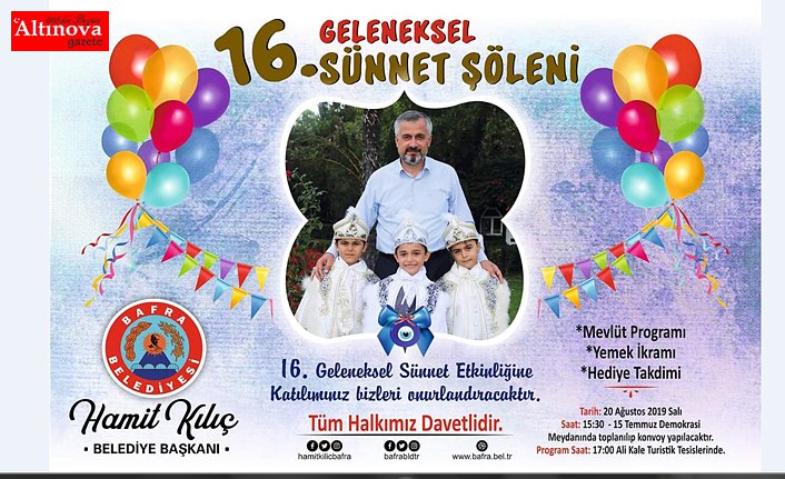 16. GELENEKSEL SÜNNET ŞÖLENİ