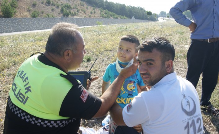 Amasya'da trafik kazası:  4 yaralı