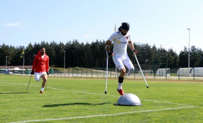 Ampute Milli Futbol Takımı'nın Düzce kampı