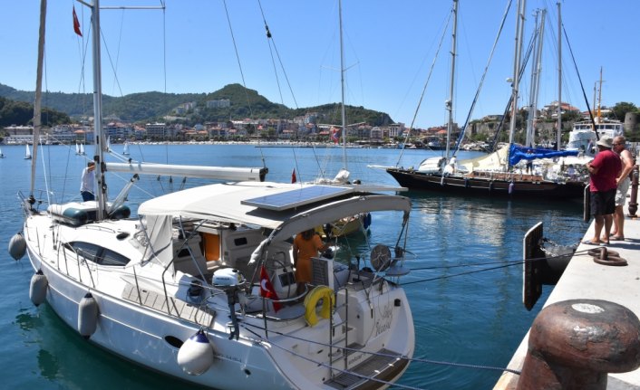 Argonotların izindeki yatçılar Amasra'ya ulaştı