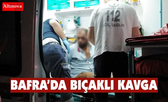 Bafra'da bıçaklı kavga: 2 yaralı