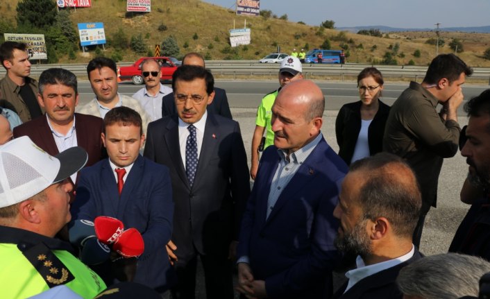 Bakan Soylu trafik denetimine katıldı