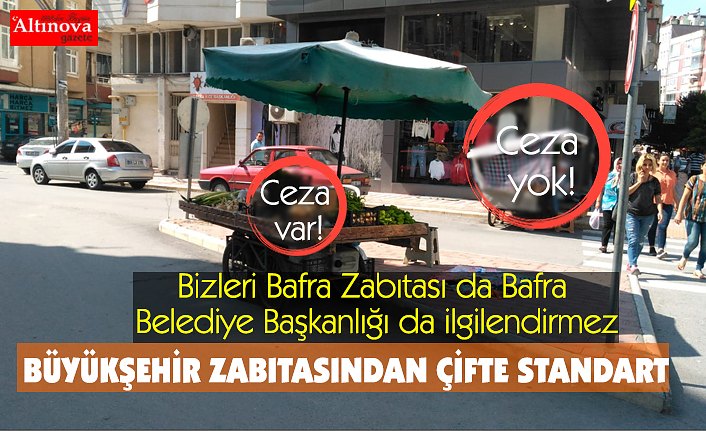 BÜYÜKŞEHİR ZABITASINDAN ÇİFTE STANDART