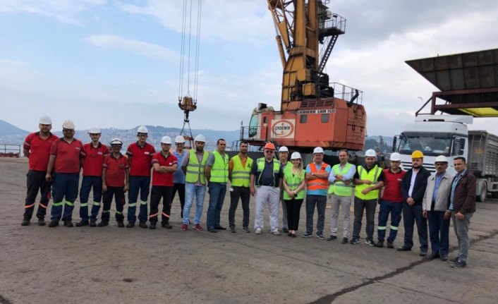 Ereğli Gümrük Kapısı'na ilk kuru yük gemisi geldi