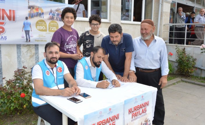 Havza'da vekaleten kurban kesim organizasyonu tanıtıldı