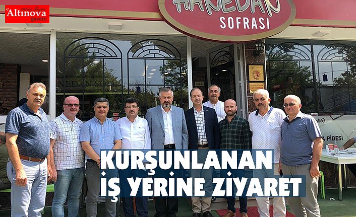 KURŞUNLANAN İŞ YERİNE ZİYARET
