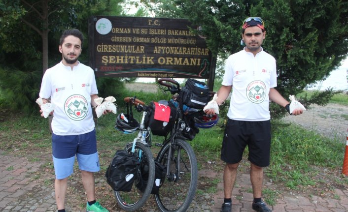 Milli mücadele ruhu için pedal çevirecekler