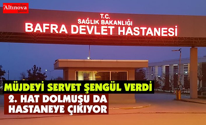 MÜJDEYİ SERVET ŞENGÜL VERDİ