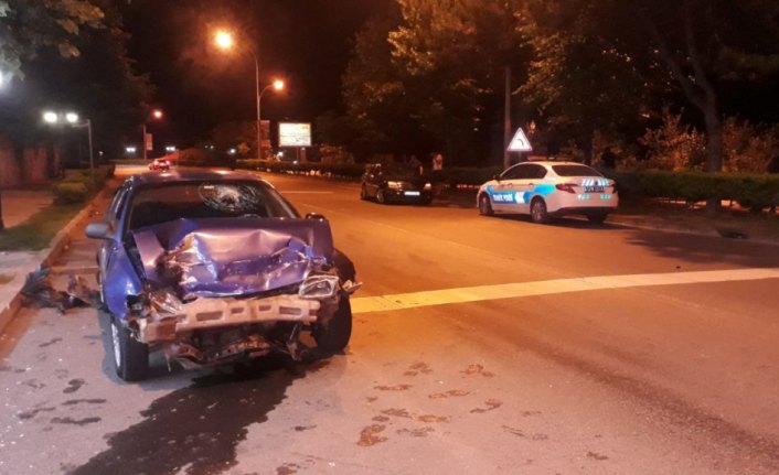 Ordu'da iki otomobil çarpıştı: 2 yaralı