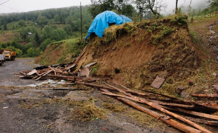 Ordu'da şiddetli rüzgar