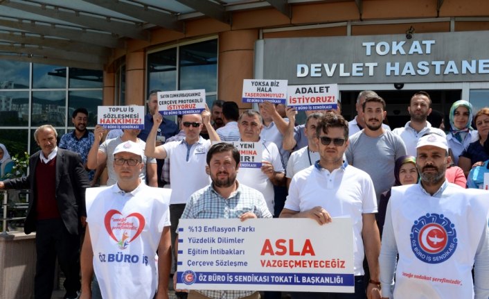 Öz Büro İş Sendikası Tokat Şubesinden basın açıklaması