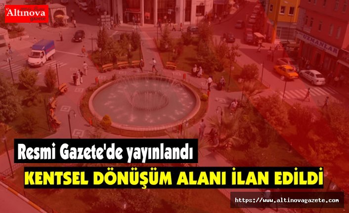 Resmi Gazete'de yayınlandı