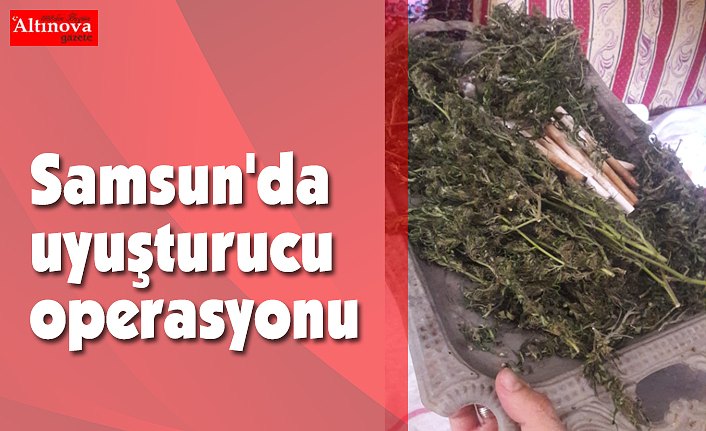 Samsun'da uyuşturucu operasyonu