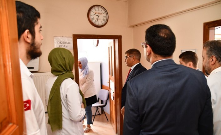 Vali Gürel aile sağlığı merkezlerini ziyaret etti