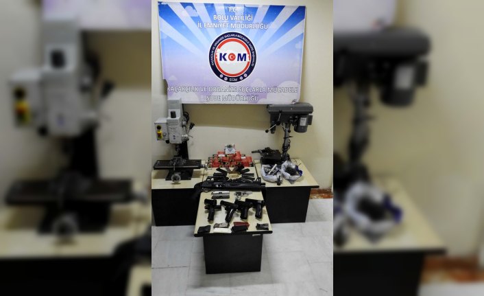 Bolu'da kaçak silah atölyesine operasyon