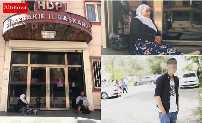 Diyarbakır'da bir anneden daha HDP önünde oturma eylemi