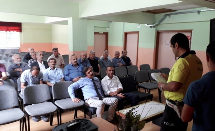 Doğankent'te taşımalı eğitim toplantısı yapıldı