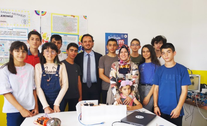 Erzurumlu gençler Zeka Gücü Sınıfı'nda Türkiye çapında proje üretti